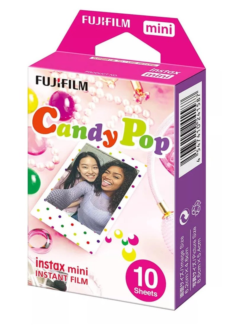FUJIFILM - Instax Mini Candy Pop Film 10 Sheets - Image 1