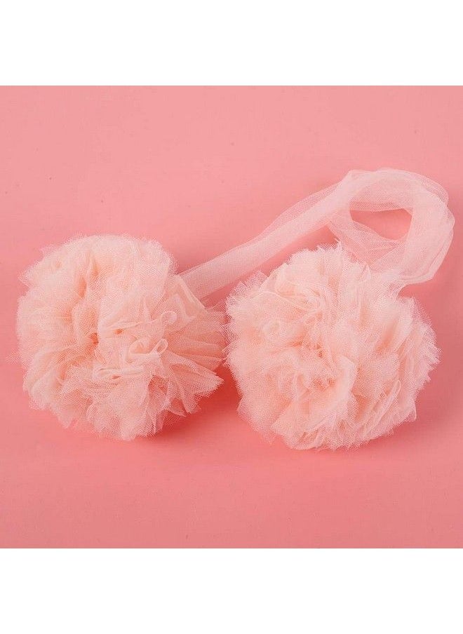 Hztyyier - Flower Ball Bed Decor Baby Bednet Hanging Canopy For Babies Crib Accessories Wall Pendant Decoration For Kids Room (Pink) - Image 1