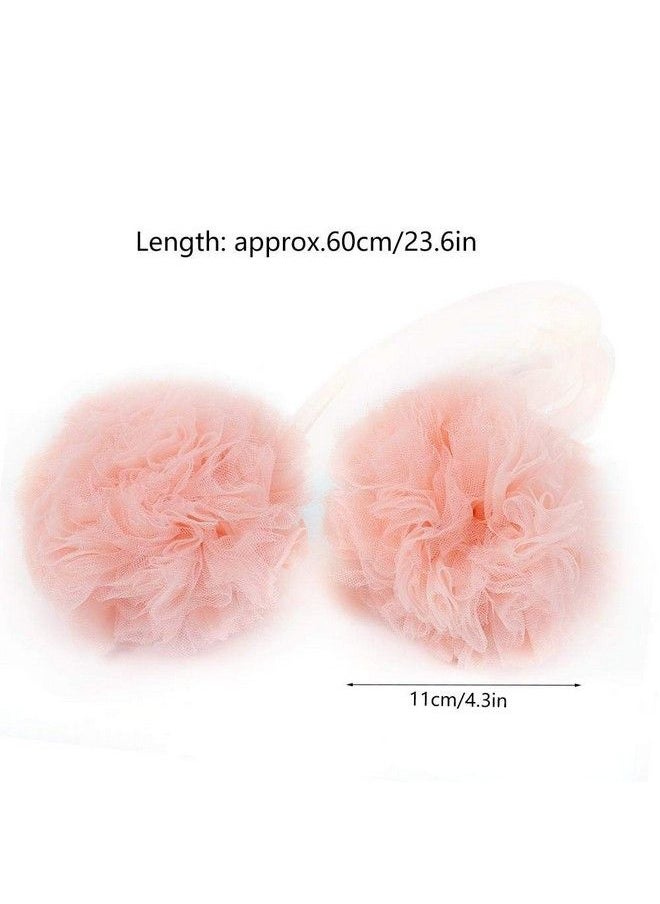 Hztyyier - Flower Ball Bed Decor Baby Bednet Hanging Canopy For Babies Crib Accessories Wall Pendant Decoration For Kids Room (Pink) - Image 1