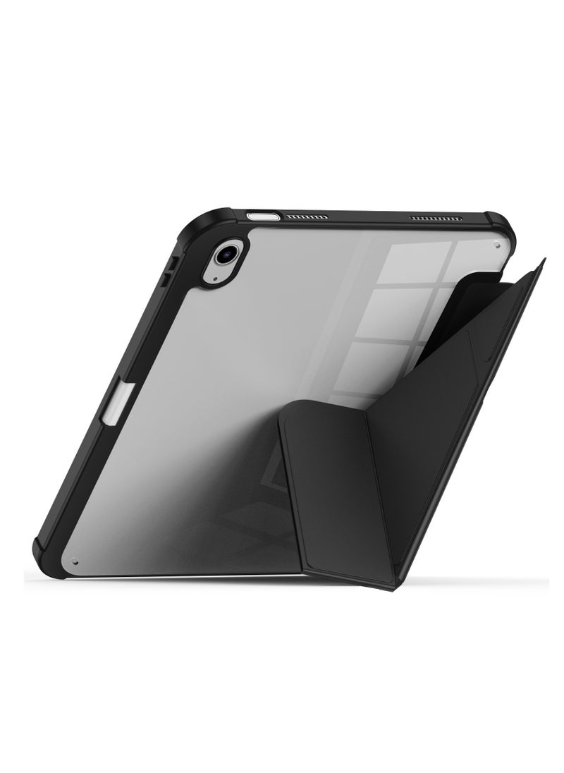 Cover for iPad Terra 10.2/10.5 inch 2017/2019/2020/2021 with smart pen holder slim smart cover with kickstand black/transparent - pzsku/Z5C1A455A2802D8E134F1Z/45/_/1714031175/f236498d-0627-475f-893a-556157183ebe