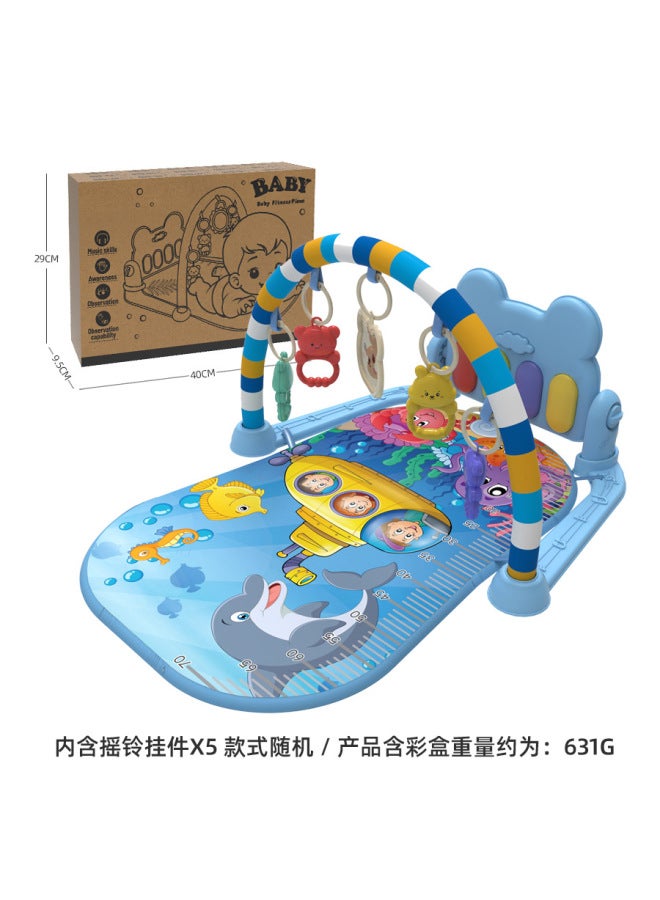 Baby Music Piano Toy 0-36 Months Enlightenment Fitness Rack Newborn Early Education Game Mat - Image 1