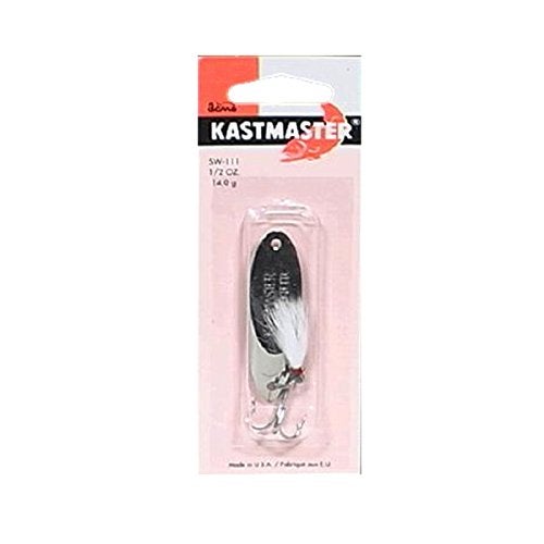 Acme Kastmaster Lure with Buck Tail Teaser, Chrome, 1/2-Ounce - Image 4