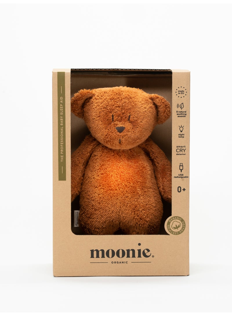 Moonie 2.0 Organic Humming Bear Friend with Lamp - Caramel - Image 2