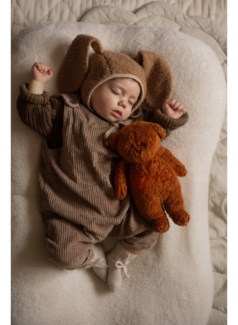 Moonie 2.0 Organic Humming Bear Friend with Lamp - Caramel - Image 5