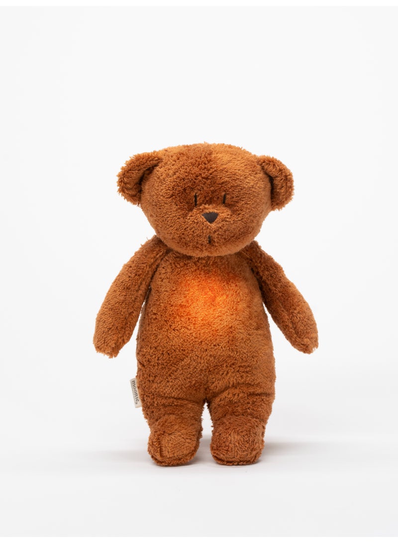Moonie 2.0 Organic Humming Bear Friend with Lamp - Caramel - Image 1