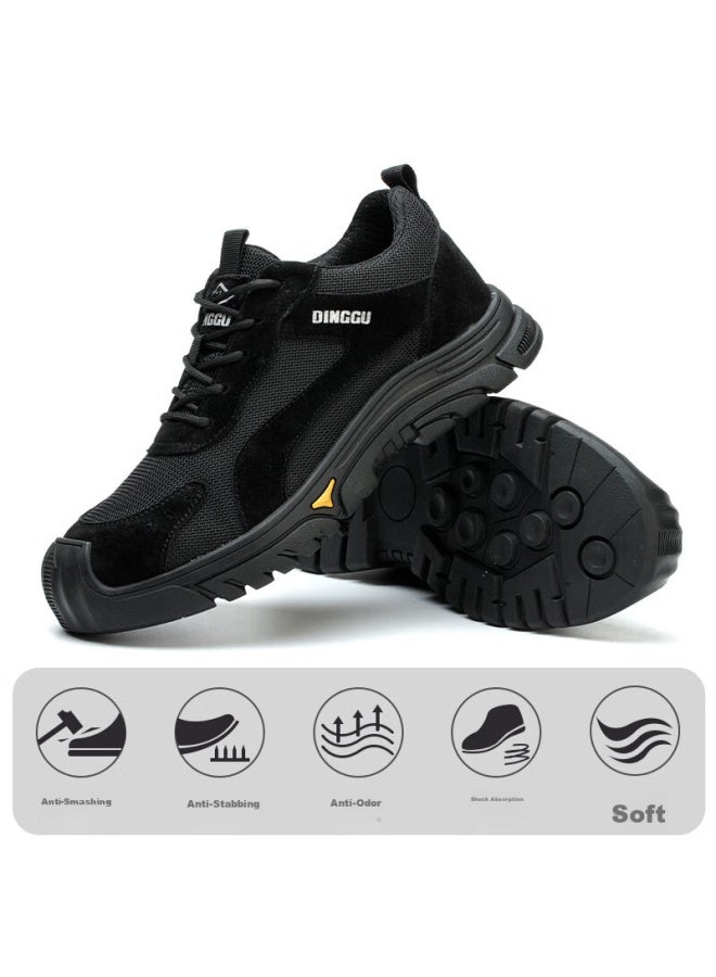 Dinggu Men'S Steel Toe Safety Shoes Anti-Smashing And Puncture-Proof Work Shoes N1113Hei43 - Image 5