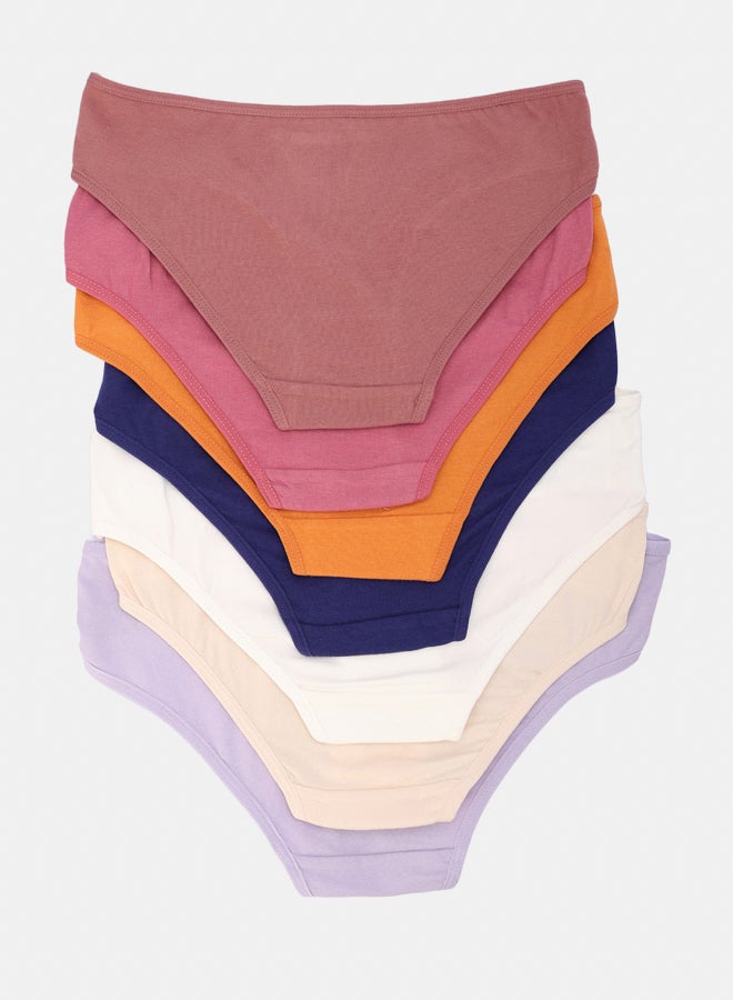 Carina Pack of 7 Colored Bikini Panties - Image 2