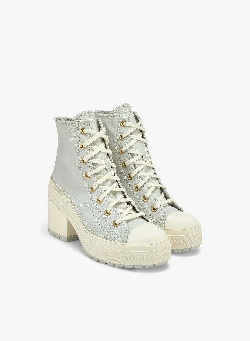 كونفرس Women's Chuck 70 De Luxe Heel Knit Shoes