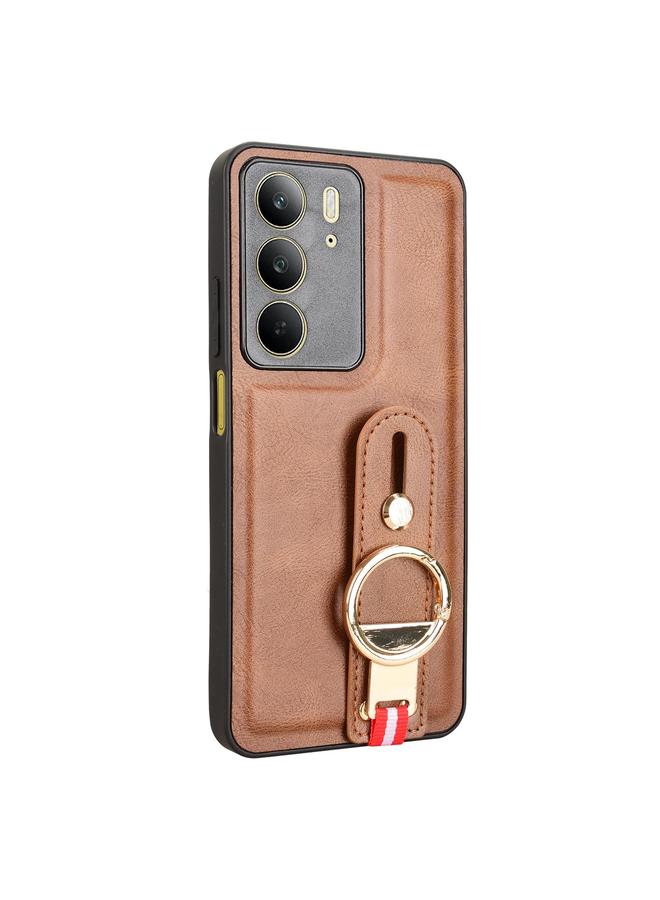 S-TOP Case For Realme C75 Wristband Leather Back Phone Case - Image 2