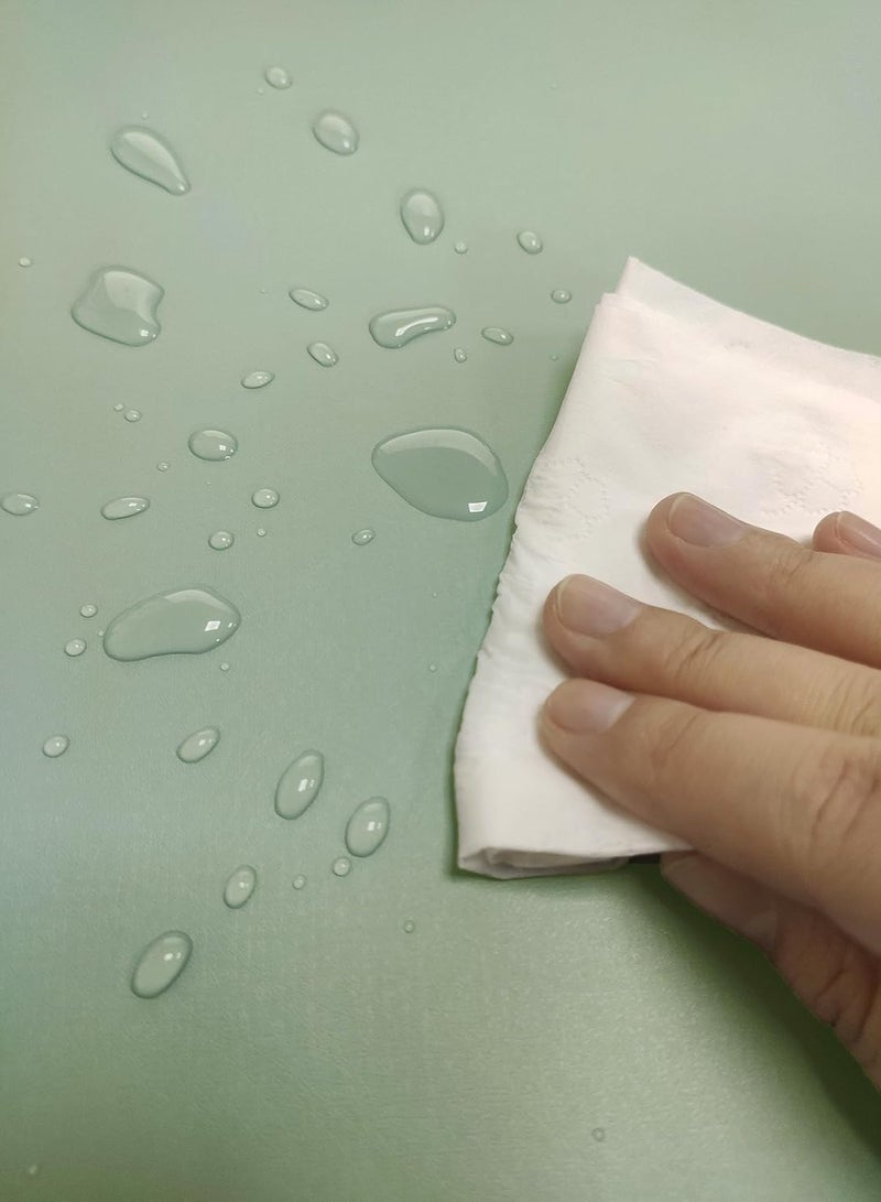 Anna 40CM x 5M Self-Adhesive Waterproof and Moisture-Proof Solid Color Simple Decorative Wallpaper - Image 5