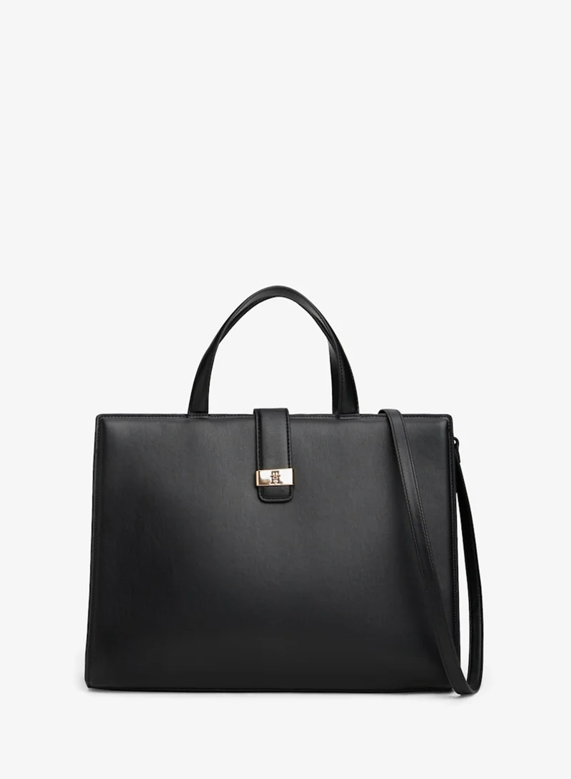 Heritage TH Monogram Plaque Satchel