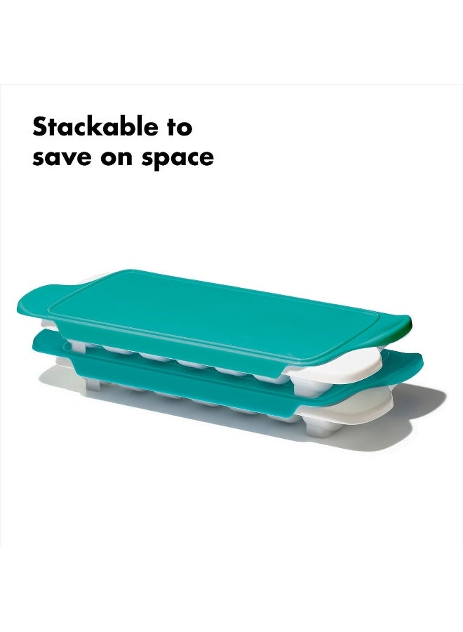 OXO TOT OXO Baby Food Freezer Tray - 2 Pack Updated Teal - Image 5