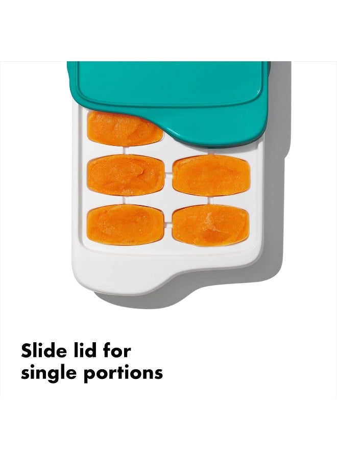 OXO TOT OXO Baby Food Freezer Tray - 2 Pack Updated Teal - Image 3