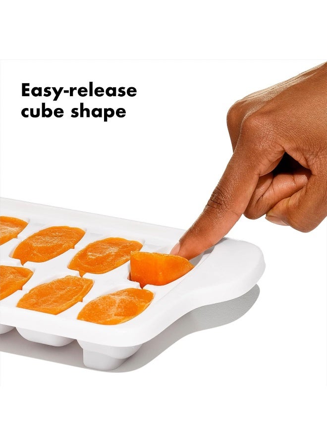 OXO TOT OXO Baby Food Freezer Tray - 2 Pack Updated Teal - Image 4