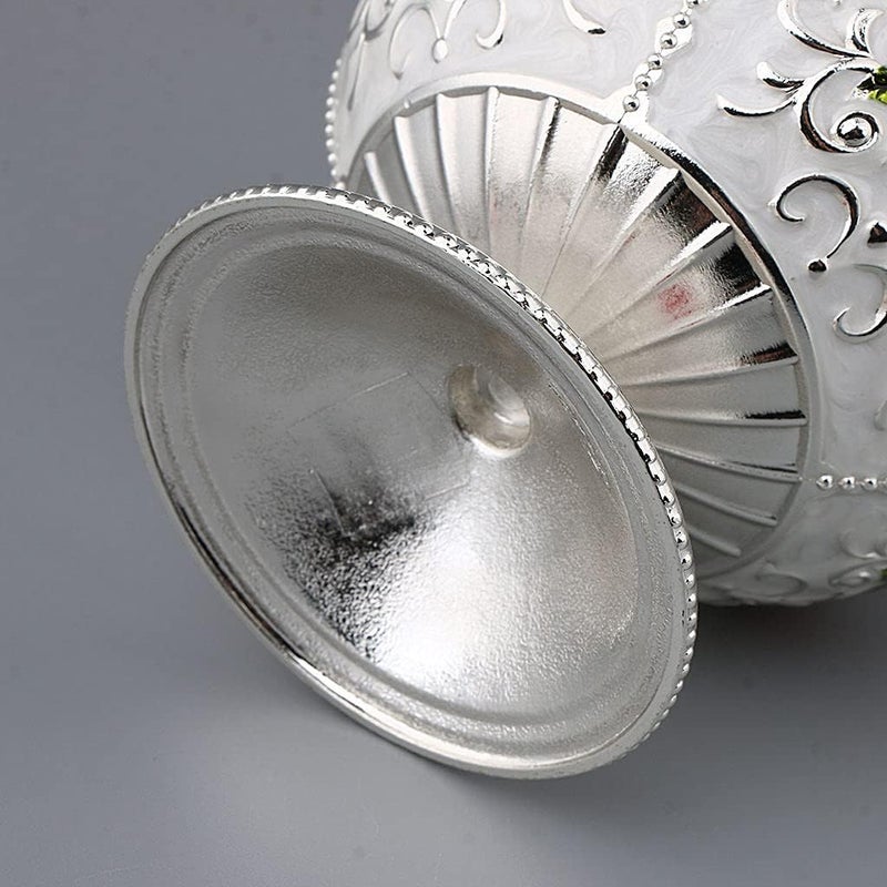 klarako Zinc Alloy Jewelry Box with Lid Windproof Ashtray Vintage - Image 2