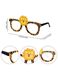 24Pcs Safari Jungle Animal Birthday Sunglasses Party Favors Paper Glasses Animals Photo Booth Props For Kids Forest Costume Accessories Woodland Farmhouse Cospaly Baby Shower Party Supplies - pzsku/Z5C1B633C7F8749022E24Z/45/_/1688624526/e137b076-2bb8-46dd-832a-c5032da381e3