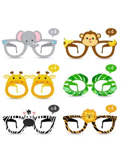 24Pcs Safari Jungle Animal Birthday Sunglasses Party Favors Paper Glasses Animals Photo Booth Props For Kids Forest Costume Accessories Woodland Farmhouse Cospaly Baby Shower Party Supplies - pzsku/Z5C1B633C7F8749022E24Z/45/_/1688624528/8e812358-bc00-488f-80ba-9043f41ff10a