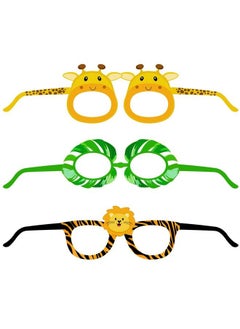 24Pcs Safari Jungle Animal Birthday Sunglasses Party Favors Paper Glasses Animals Photo Booth Props For Kids Forest Costume Accessories Woodland Farmhouse Cospaly Baby Shower Party Supplies - pzsku/Z5C1B633C7F8749022E24Z/45/_/1688624535/69371da1-0d25-40c4-add9-8abe4c3b3064