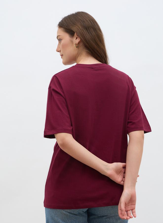 Styli Embroidered Slogan Oversized T-Shirt - Image 5