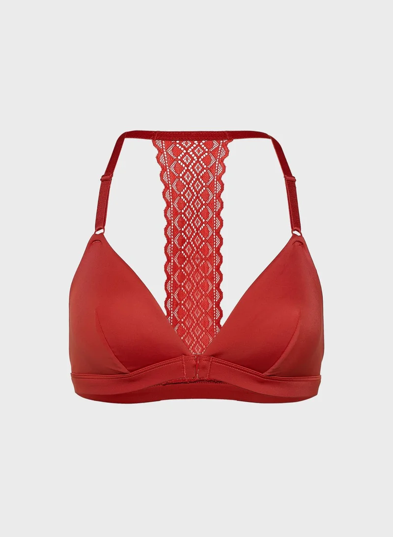 La Senza Lace Detail T-Shirt Bra