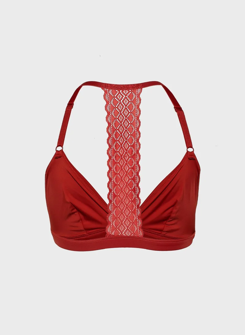 La Senza Lace Detail T-Shirt Bra