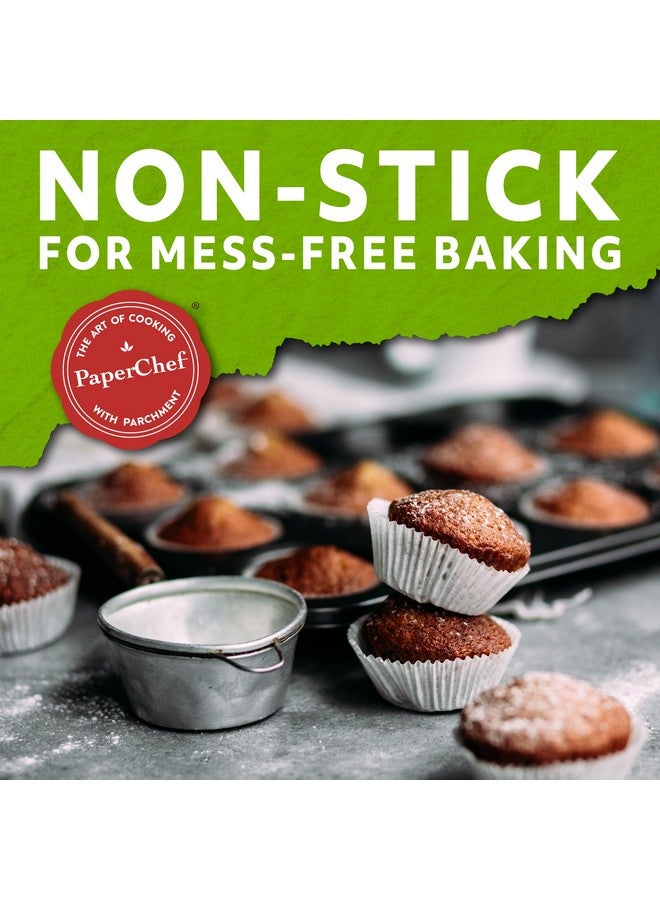 PaperChef - Large Parchment Baking Cups - Easy Release, Non-Stick Paper - 60 count - 4 Pack - Image 2