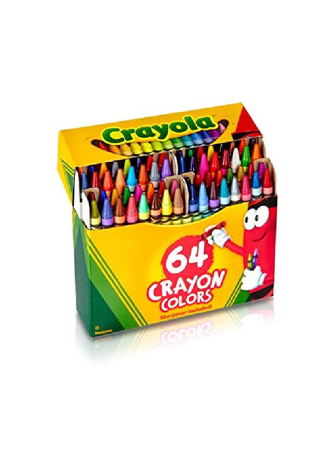 Crayola مجموعة أقلام تلوين Trtaz11A 35/8" دائمة/مقاومة للماء 64/صندوق متنوع تباع كصندوق واحد - Image 2
