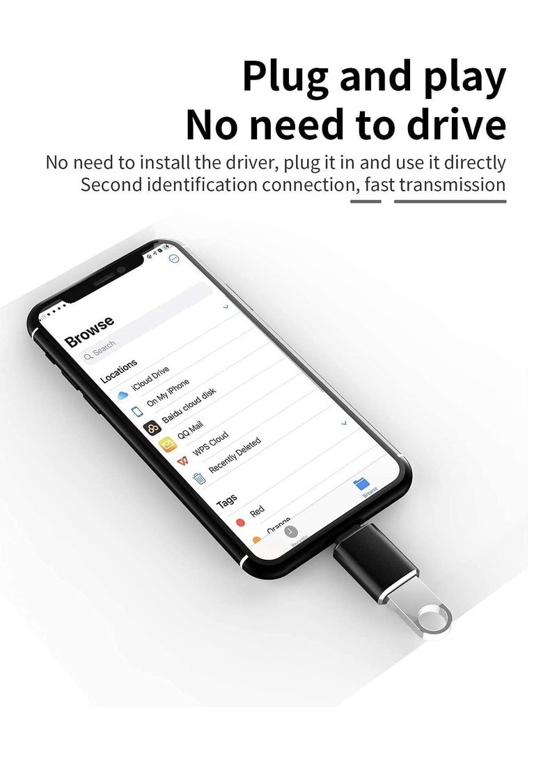 ماركة غير محددة - محول ذكر Lightning إلى أنثى USB 3.0 محول OTG كابل محول كاميرا USB محمول كابل مزامنة بيانات OTG قارئ بطاقات / فلاش درايف / فأرة / لوحة مفاتيح MIDI. - Image 1