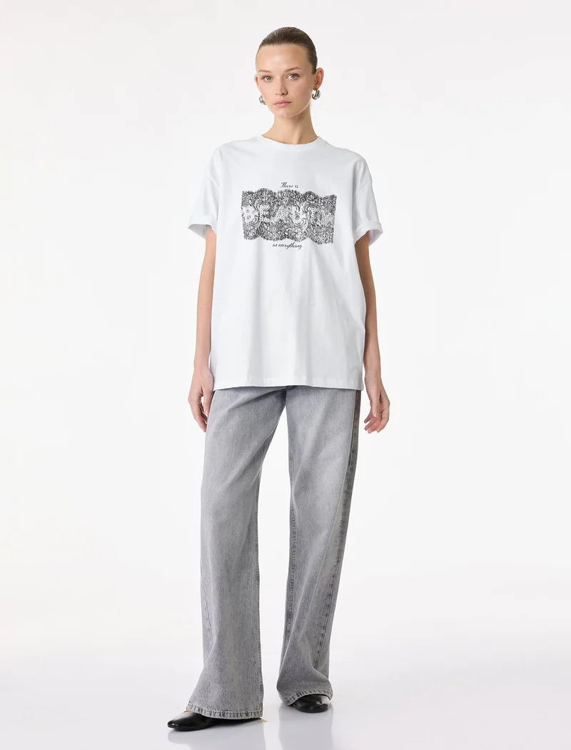 كوتون Printed T-Shirt