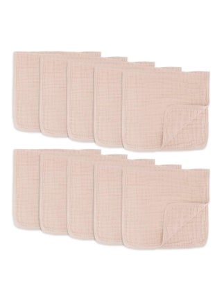 Muslin Burp Cloths Large 100% Cotton Hand Washcloths For Babies (Blush 10-Pack, 20" X10") - pzsku/Z5C1BFB33CD07AAADF28EZ/45/_/1701347345/fc6c2260-e406-4e30-86eb-d0d8a6cc2920