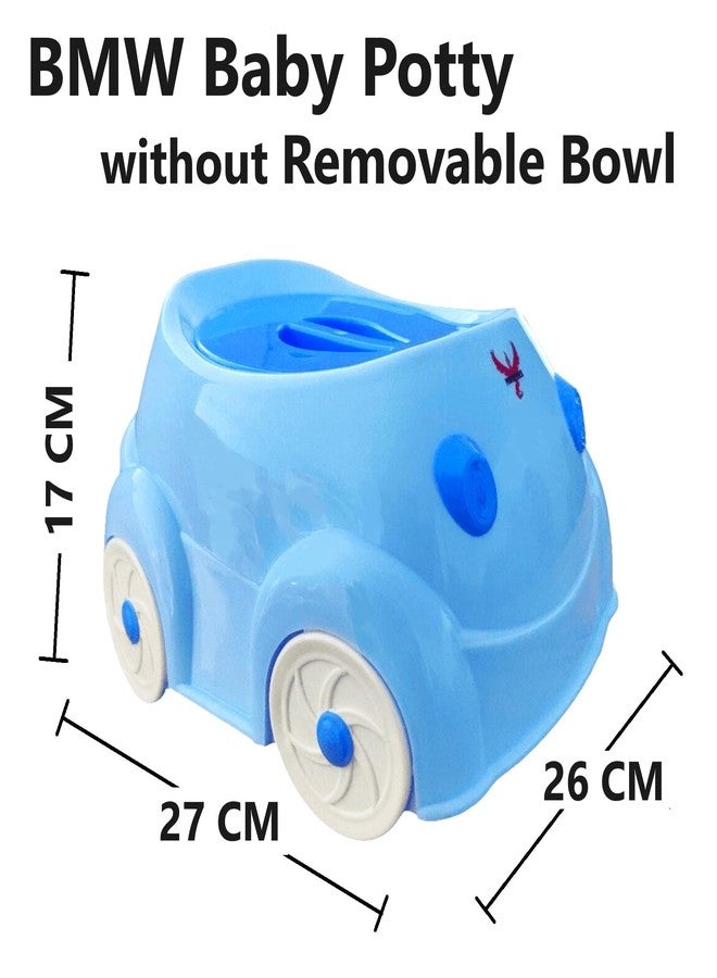 MOLTRES - BMW Potty Training Toilet Seat without Removable Tray, Lid For Boy And KIds (Age 6-18 Mths) Potty Seat/Potty Box. (Blue) - Image 2