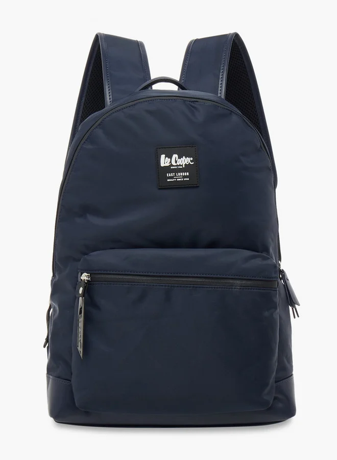 لي كوبر Solid School Backpack with Adjustable Straps and Zip Closure - 30x13x41 cm