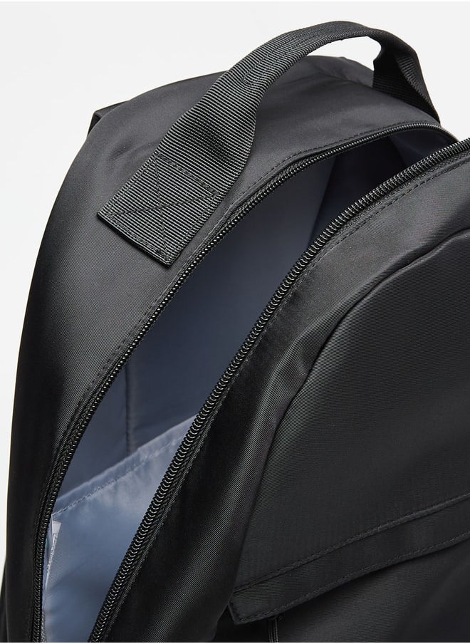 Kappa Boys Logo Print Backpack with Adjustable Straps and Pencil Pouch - 45x15x32 cm  - Image 5
