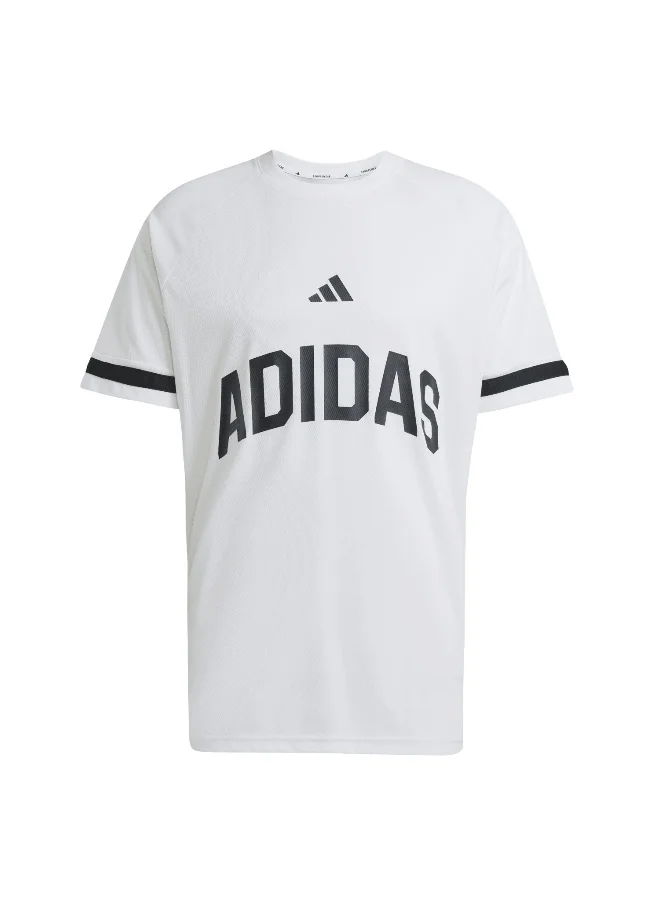 اديداس adidas seasonal essentials us sport men t-shirt