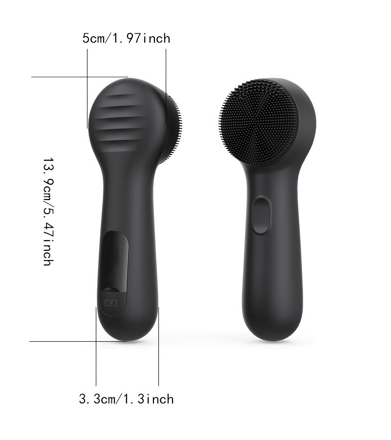 Neck And Face Massage Cleansing Stick Yellow Vibrating Massager USB Rechargeable Waterproof Facial Massager - Image 3