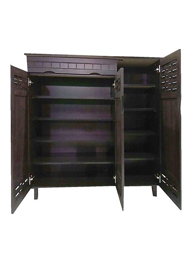 MAF furniture Elegant Design Three Door Shoe Cabinet - Wenge  - Image 2
