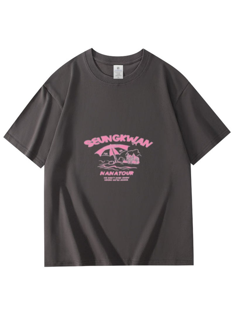 NIBEMINENT SEVENTEEN Printed Cotton Short Sleeves T-Shirt 