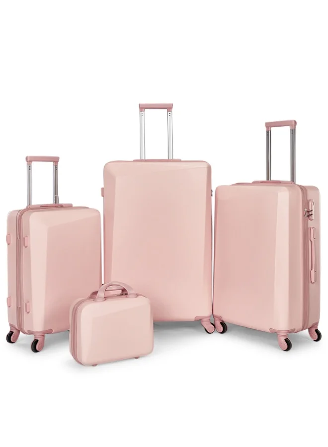 LIMRA Luggage set 4 pieces travel Bags with a distinctive design from limra Pink