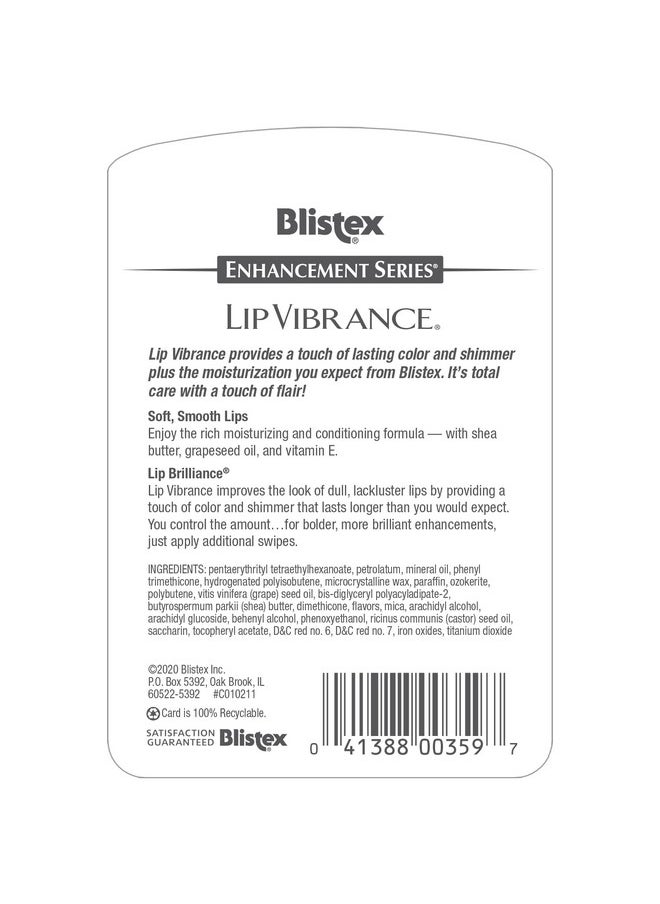 Blistex - Lip Vibrance Lip Protectant 0.13 Oz (Pack Of 9) - Image 1