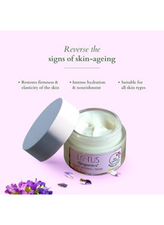 Lotus Organics+ Bakuchiol Plant Retinol Face Crème | Reduces Fine Lines & Wrinkles | Anti-Ageing | 100% Certified Organic Bakuchiol | All Skin Types | 50g  - Image 2