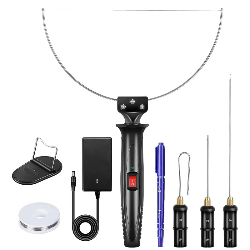 GOCHANGE 4 in 1 Foam Cutter Set, 18W Electric Styrofoam Cutting Tools Kit, 100-240V Hot Wire Cutter Tool With Power Adapter For DIY Craft, Small Cutting Project, Foam Carving & Digging - Image 1