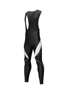 NIBEMINENT Men Cycling Jersey Set Bike Clothing Long Sleeve Thermal Fleece Winter Jacket and 3D Padded Bib Pants Tights XL 35*5*25cm  - Image 5