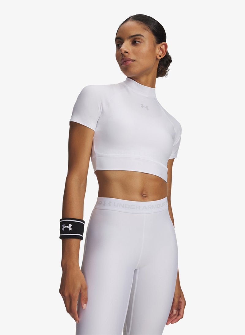 UNDER ARMOUR Cropped Mock Neck Top - Image 1