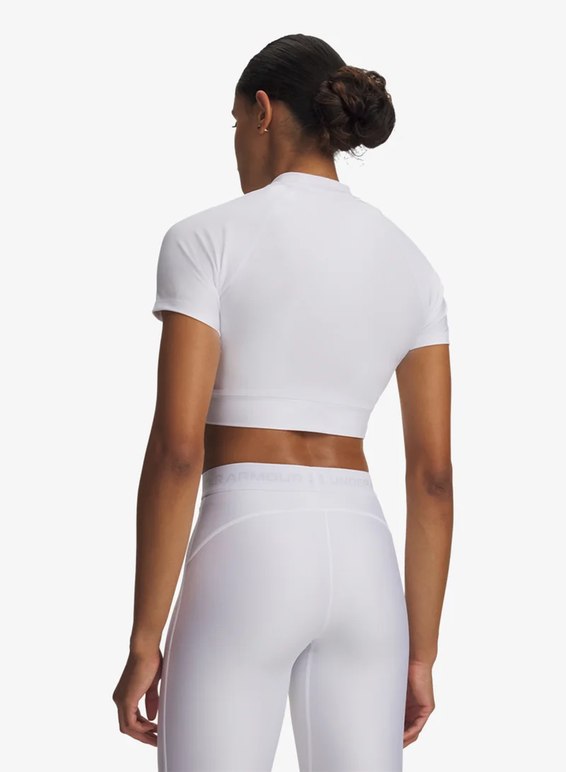 اندر ارمر بلوزة قصيرة بياقة عالية