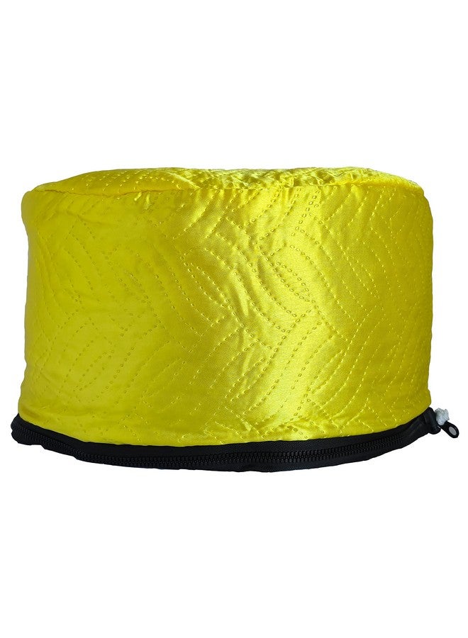 ZUNBELLA Hair Care Thermal Head Spa Cap/Treatment with Beauty Steamer Nourishing Heating Cap/Scalp Treatment/Spa Cap For Hair Spa Cap/Steamer For Women (YELLOW) - Image 1