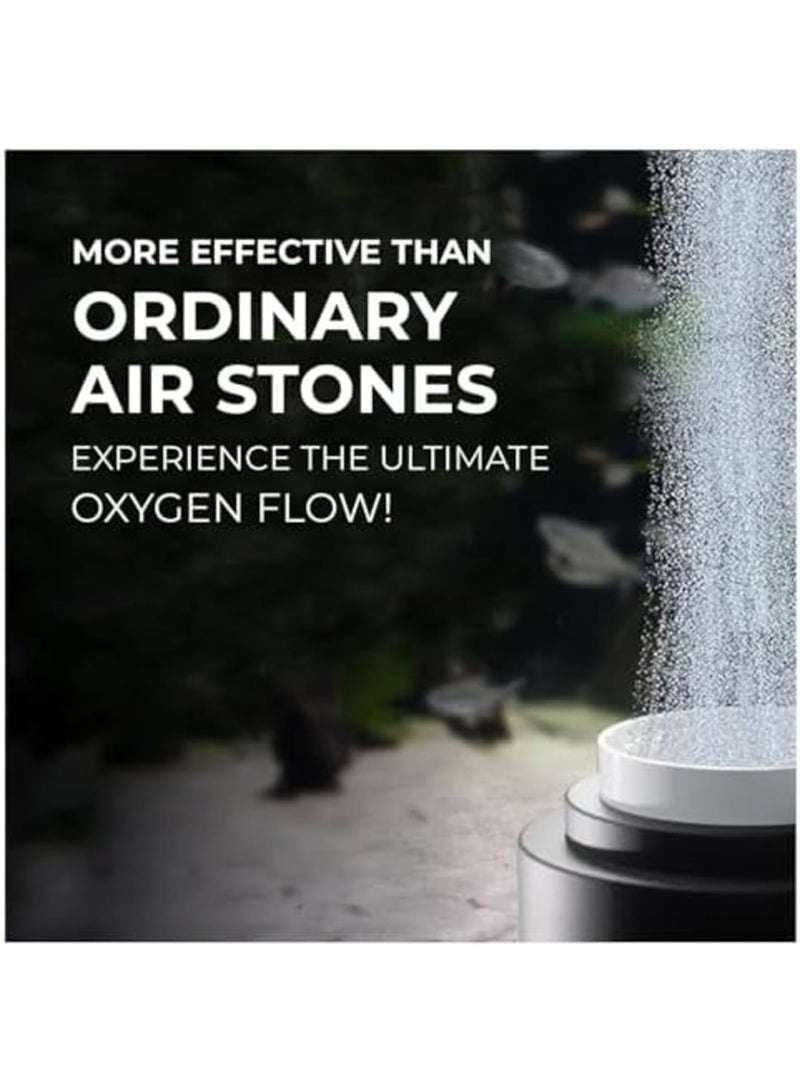 SYOSI CO2 Diffuser Aquarium Air Stone for Fish Tank, Bubble Diffuser for Turtle Tank, 10 Gallon Fish Tank and Small Aquariums (Air Pump & Aquarium Siphon Not Included) (5.1in) - Image 5