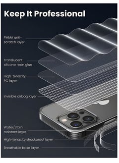 Houmt iPhone 15 Case Cover Soft Flexible TPU Anti-Shock Slim Transparent iPhone 15 Cover Anti Scratch Shockproof Protective Case  - Image 4