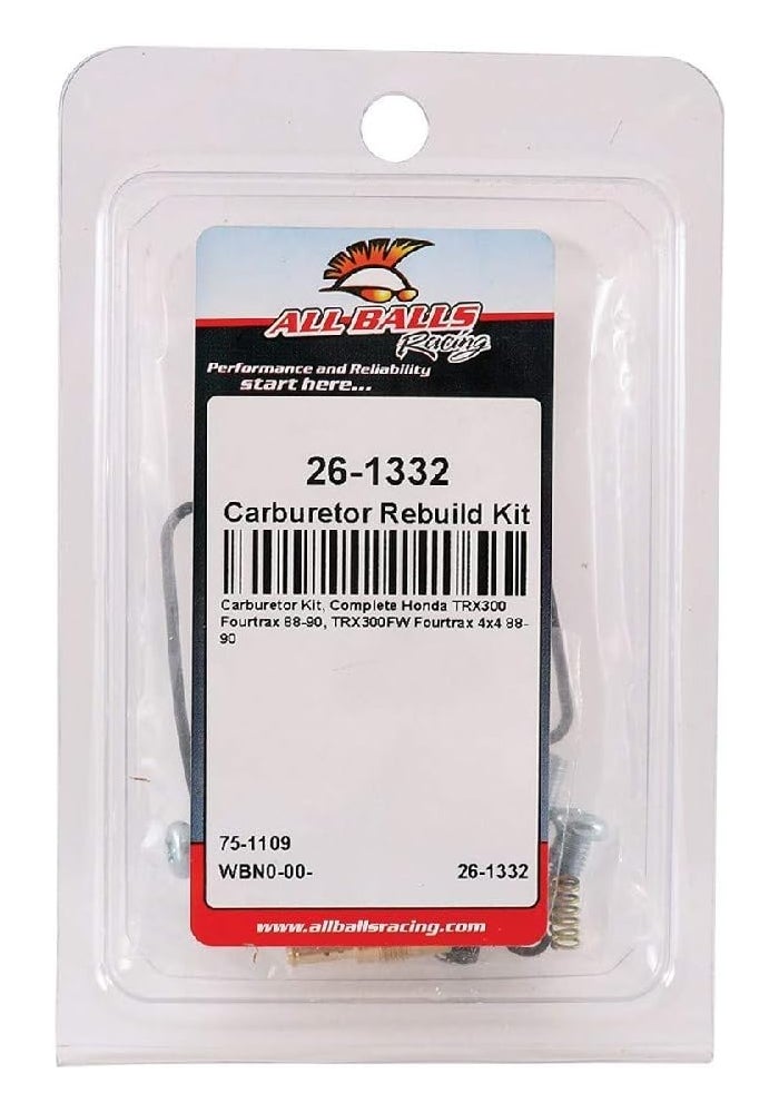 All Balls Carburetor Repair Kit 26-1332 for Honda TRX300 Fourtrax 1988-1990 - Image 4
