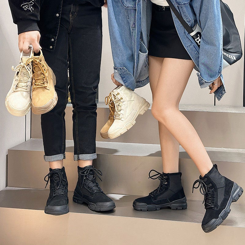 Canvas Low Top Sneakers for Couples - Image 1