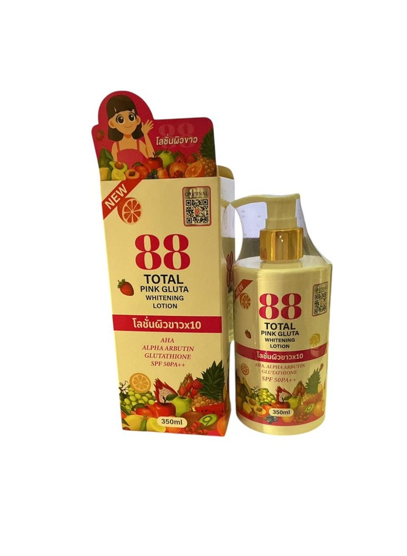 88 Total White 88 total pink gluta whitening lotion 350ml
